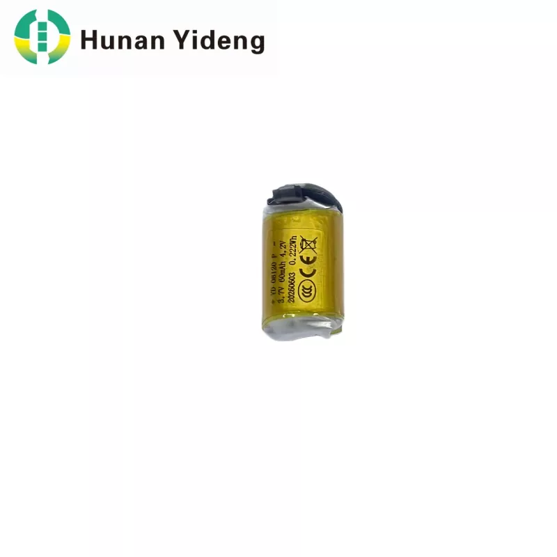 08120 3.7V 60mAh لی پولیمر بیلناکار بیٹری