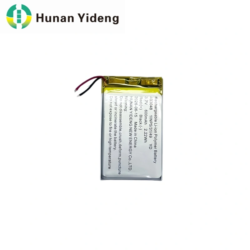 3.7V 450mAh 403048 الٹرا پتلا لتیم پولیمر بیٹری منی لیپو سیل