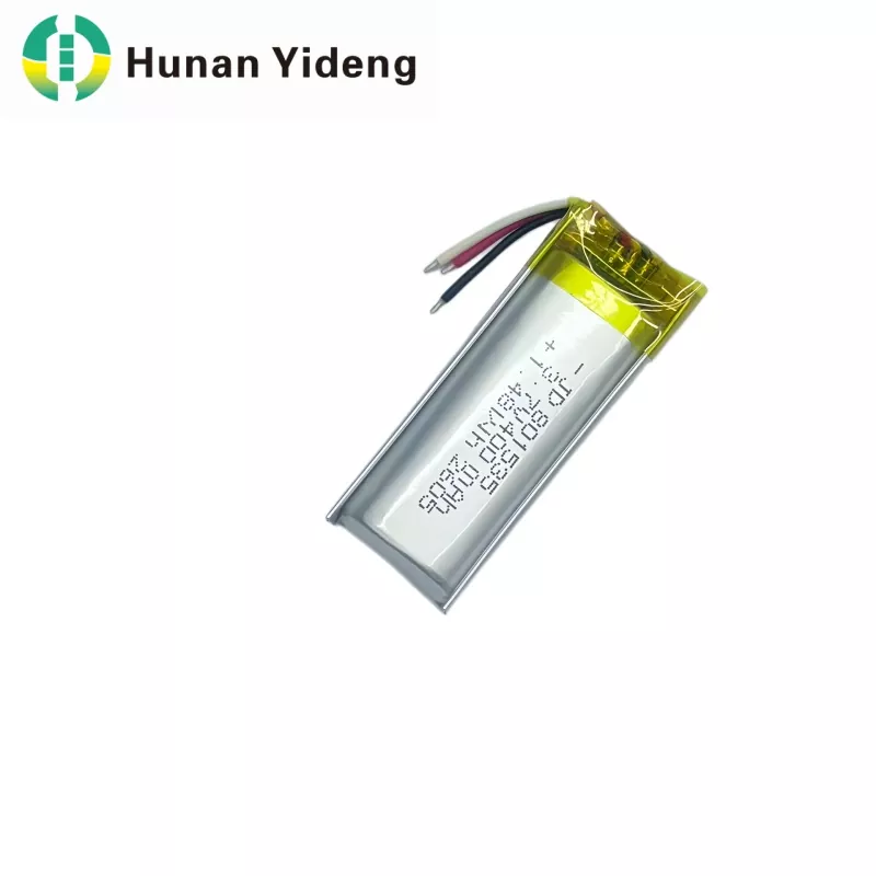 3.7V 600mAh 801535 فلیٹ لیتھیم پولیمر ریچارج ایبل لیپو بیٹری