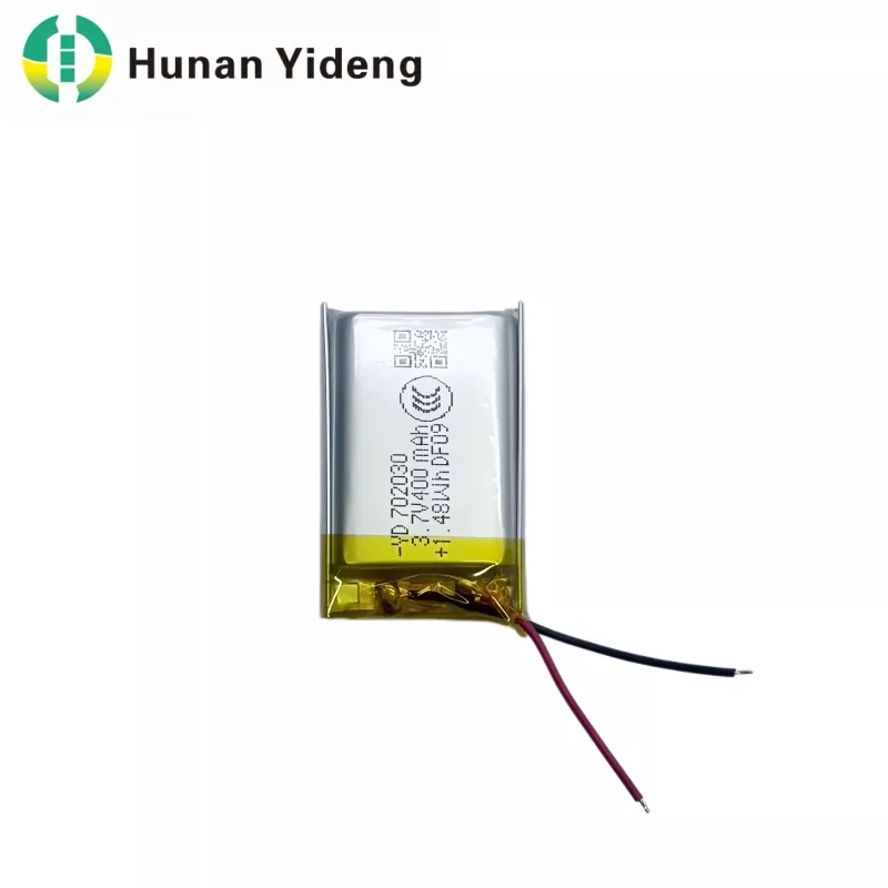 میڈیکل ڈیوائس اور لیمپ اور لالٹین کے لیے 400mAh Li-ion Prismatic بیٹری