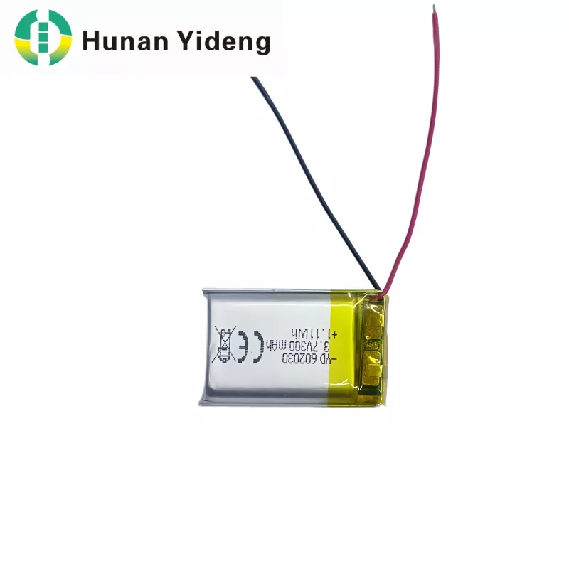 اسمارٹ اسپیکر کے لیے 602030 3.7V 300mAh لی پولیمر بیٹری