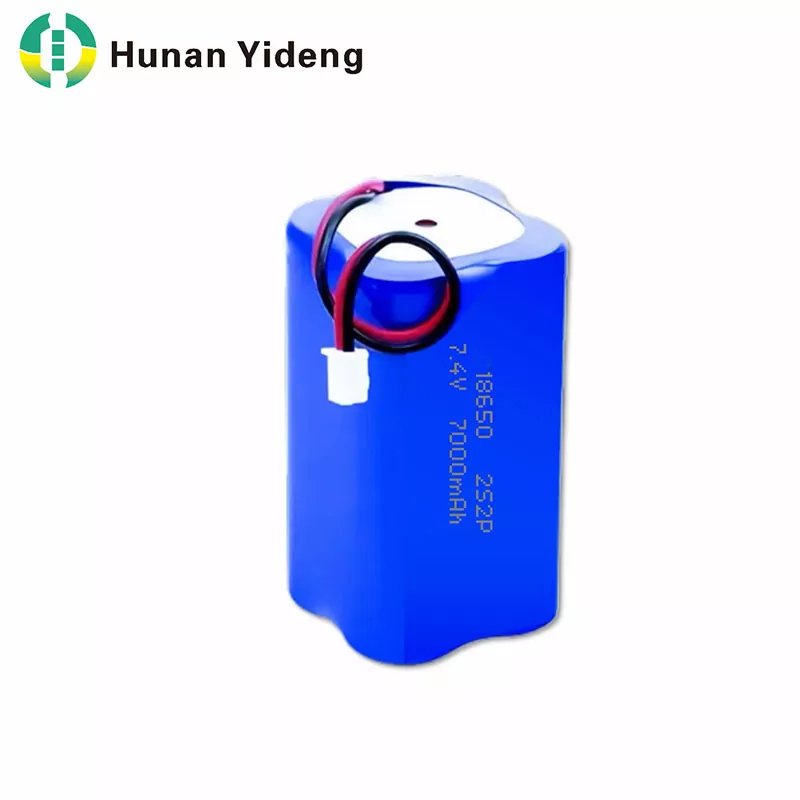 7.4V 4400mAh 18650 2S2P لتیم آئن بیٹری پیک